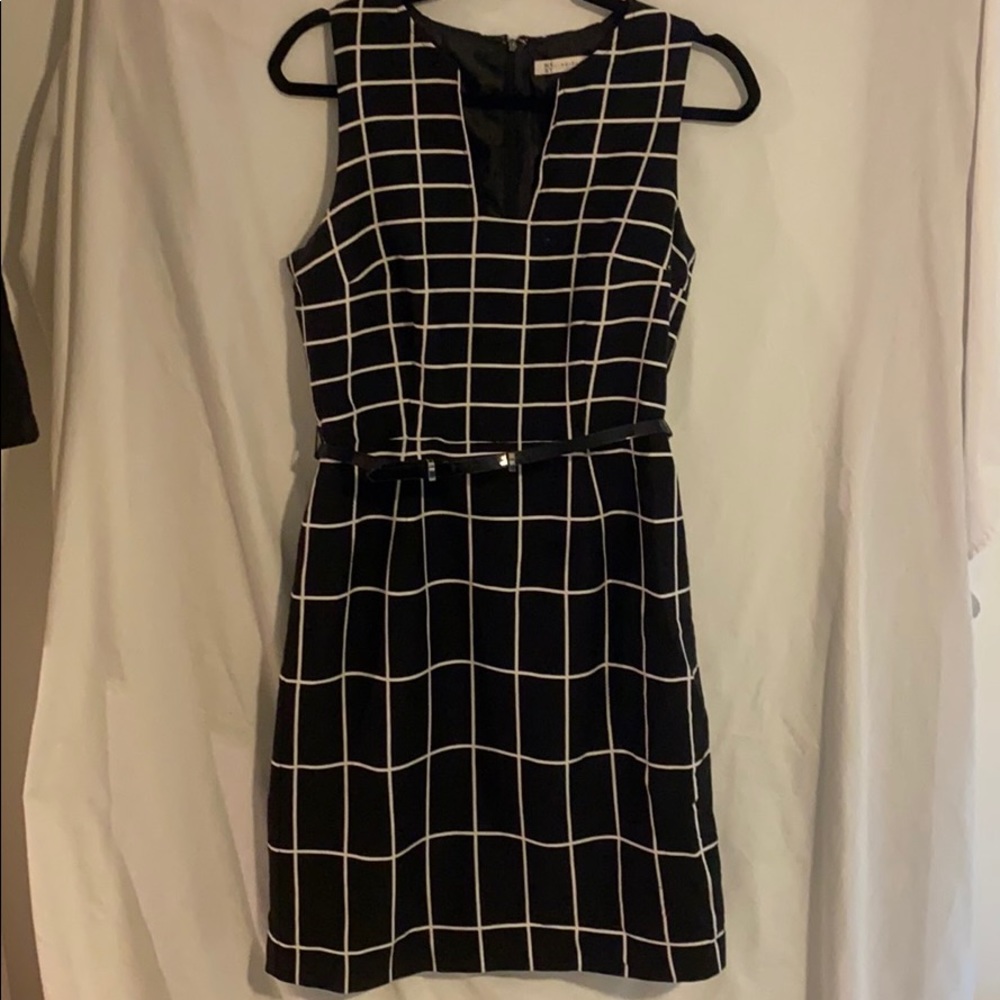 Mixt by Heidi Weisel Black and White Dress